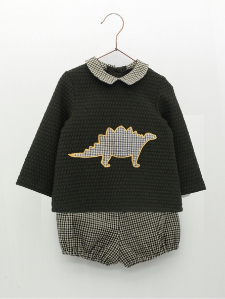 Sweater and shorts two pieces set