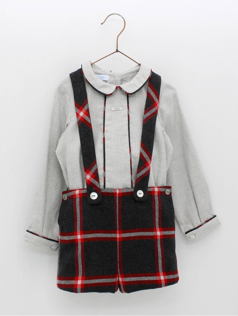 Shirt and shorts with straps two pieces set