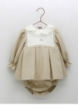 Jacquard baby girl dress