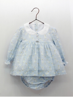 Duck patterned baby dress