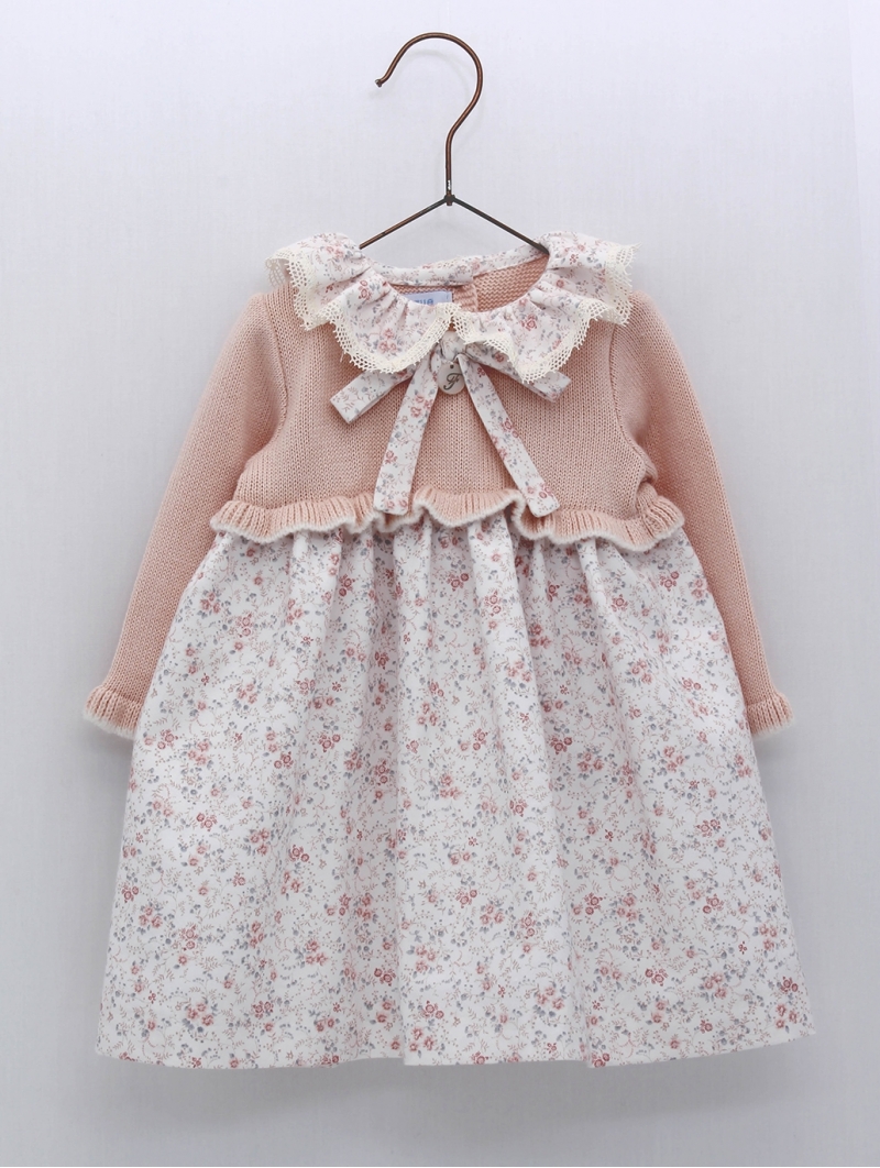 Vestido bebé nena flores