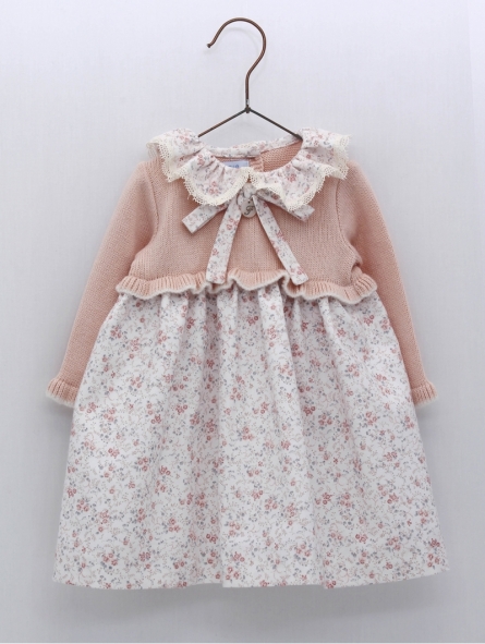 Vestido bebé nena flores
