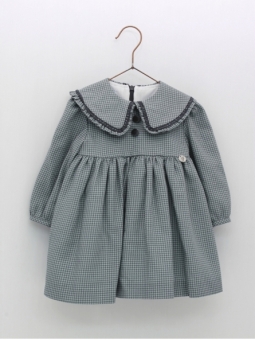 Vestido bebé nena cadros