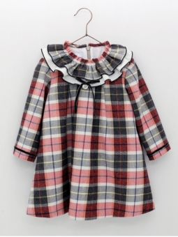 Vestido bebé nena cadros