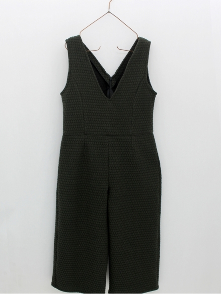 Sweatshirt fabric dungarees