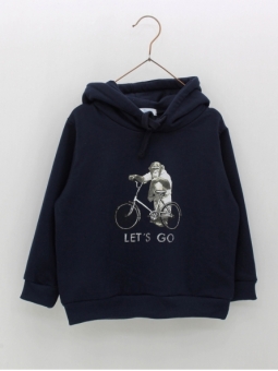 Patterned sweatshirt