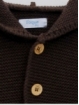 Unisex knitted dufflecoat