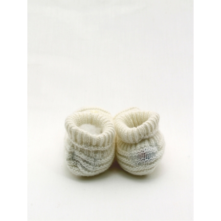 Knitted Christening booties