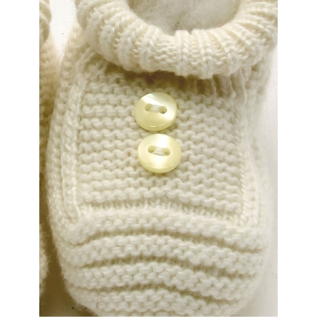 Knitted Christening booties