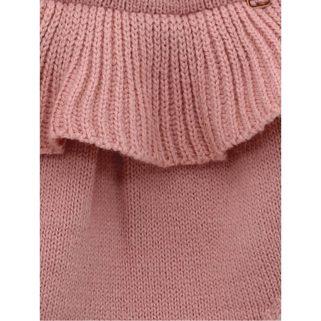 Knitted shorties with ruffle