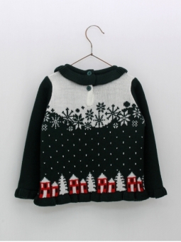 Little houses Christmas sweater