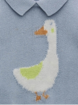 Conjunto de dos piezas jersey polaina pato