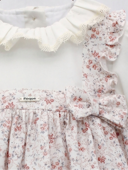 Patterned baby girl dress