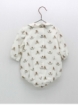Baby romper with bear pattern