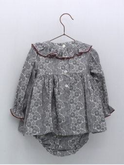 Flowered baby dress