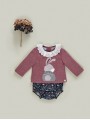 Sweater and shorties two pieces baby girl set
