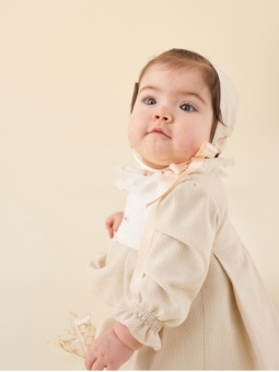 Jacquard baby girl dress