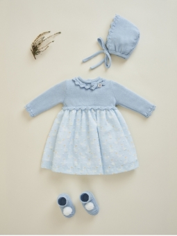 Patterned baby girl dress
