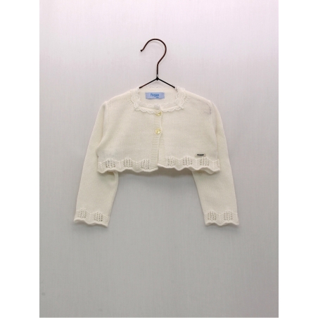 Chaqueta con Puntilla Valencienne