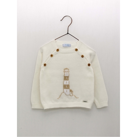 Lighthouse drawing sweater