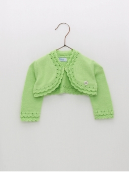 Wave knit jacket