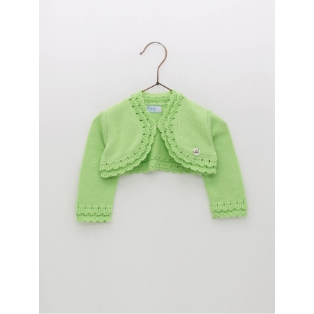 Wave knit jacket