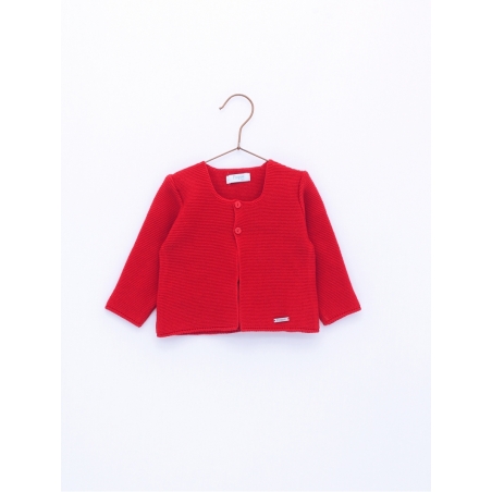 Garter stitch jacket