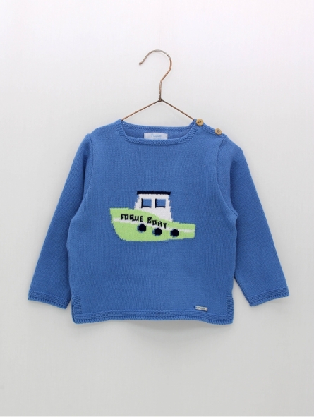 Sweater Drawing Boat