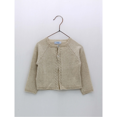 Chaqueta larga con ochos