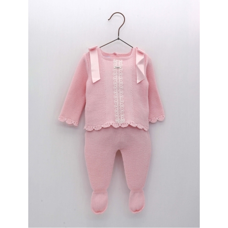 Doublet with satin ties and leggings