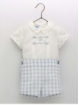 Camisa e calça curta vichy