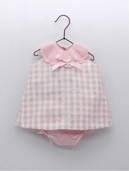 Conjunto vestido e cuequinha ponto