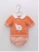 Conjunto jubón pajarito y braguita