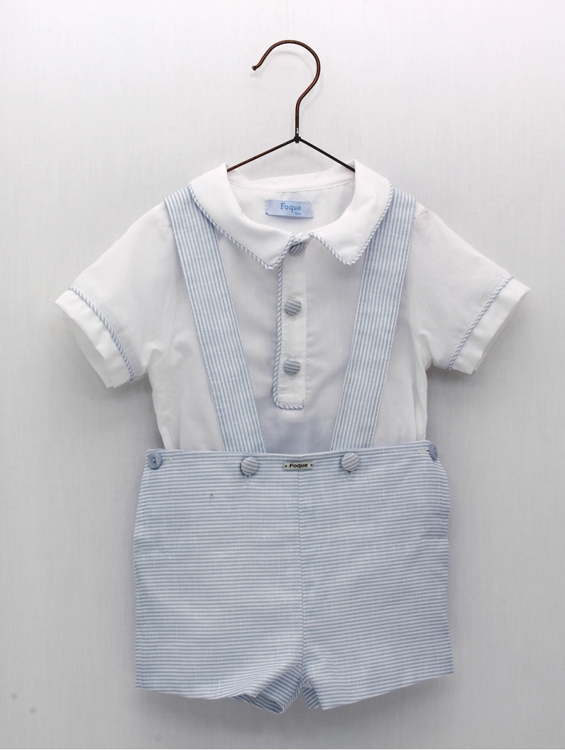 Conjunto blusa e calça tirantes de listras