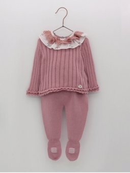 Malva ribbed doublet and plain leggings