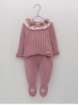 Malva ribbed doublet and plain leggings
