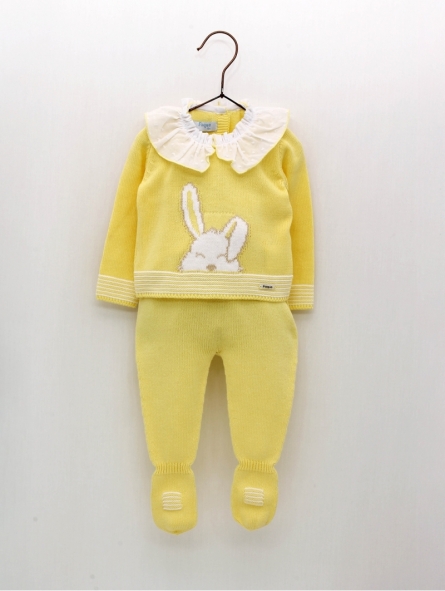 Conjunto niña primera puesta conejito