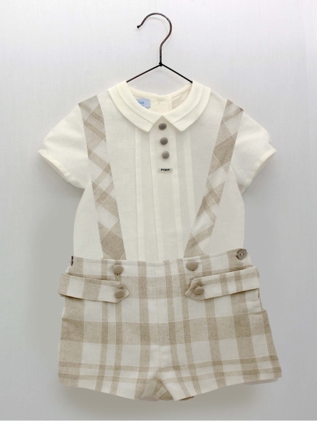 Conjunto niño de lino 