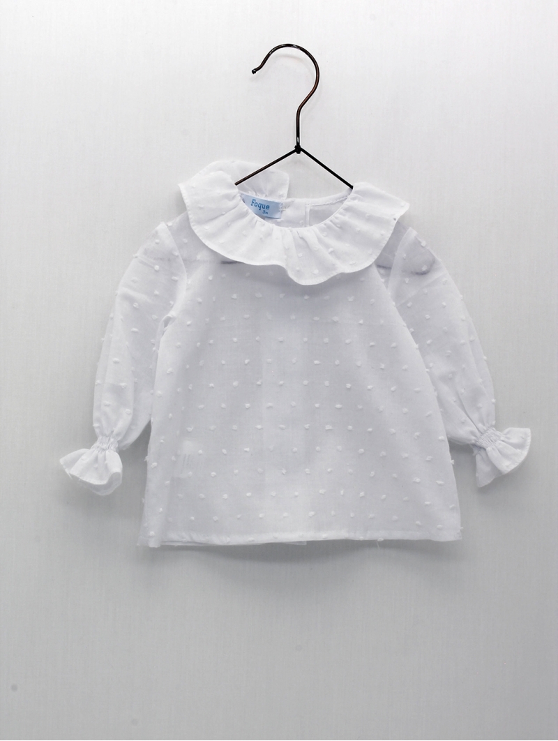 Blusa plumeti cuello volante