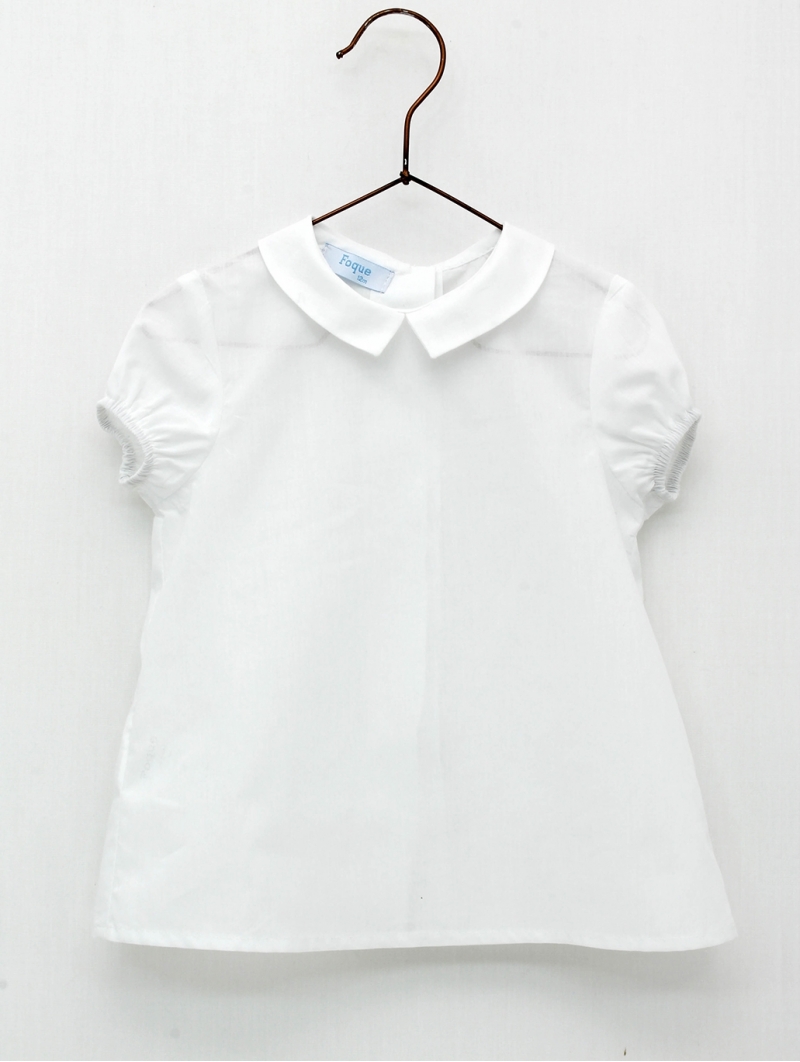 Camisa batista pescoço camisero
