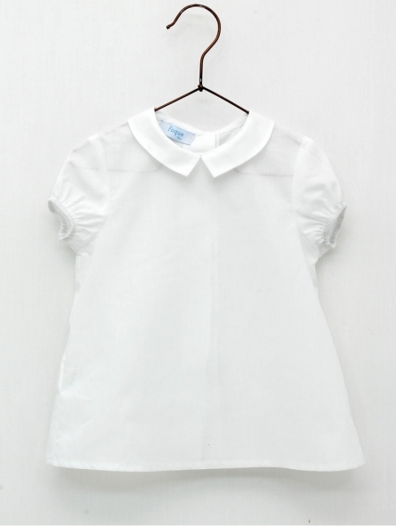 Camisa batista pescoço camisero