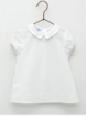 Camisa batista pescoço camisero