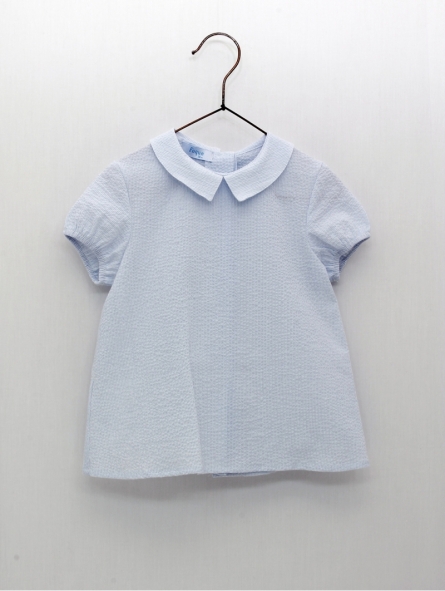 Light blue batiste shirt