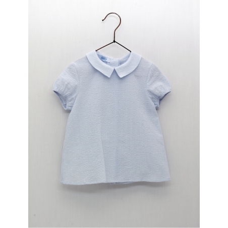 Light blue batiste shirt