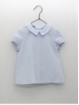 Light blue batiste shirt
