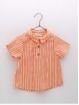 Camisa listras laranja 