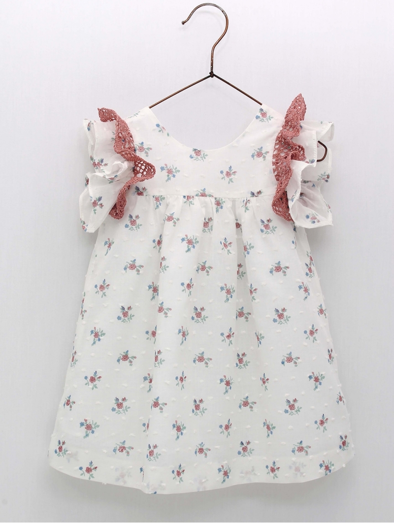 Vestido Plumeti Estampado Flores