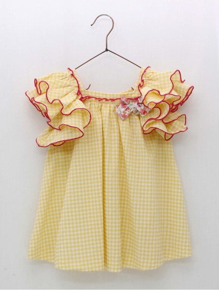 Vestido Vichy Amarillo