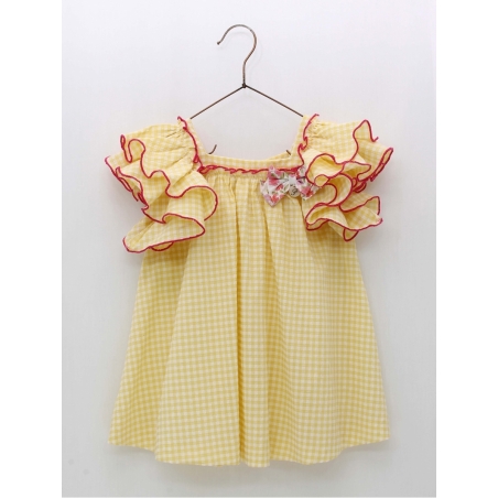 Vestido Vichy Amarillo