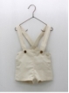Canvas trousers with straps